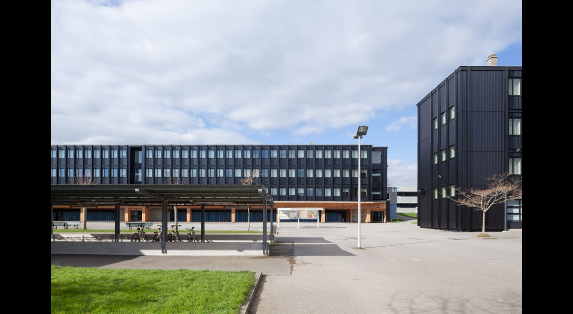 Anthracite Architecture Lycee Colbert Alexandre Wasilewski Murébois